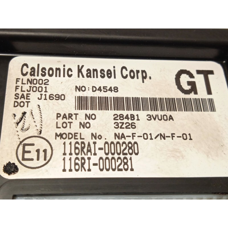Recambio de centralita confort para nissan note acenta referencia OEM IAM 284B13VU0A  