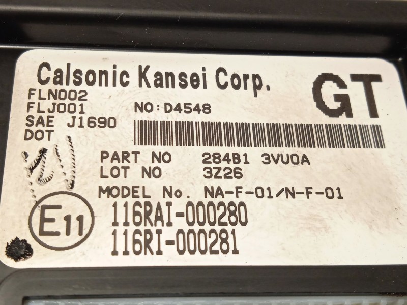 Recambio de centralita confort para nissan note acenta referencia OEM IAM 284B13VU0A  