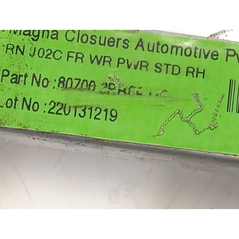 Recambio de elevalunas delantero derecho para nissan note acenta referencia OEM IAM 807003BB0A 827301HB1A 807003BB0AUC