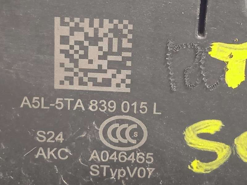 Recambio de cerradura puerta trasera izquierda para skoda fabia combi 1.0 tsi referencia OEM IAM 5TA839015L - Gris 4