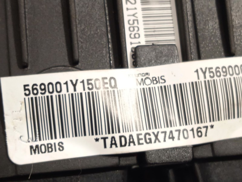 Recambio de airbag delantero izquierdo para kia picanto 1.0 cat referencia OEM IAM 569001Y150EQ  