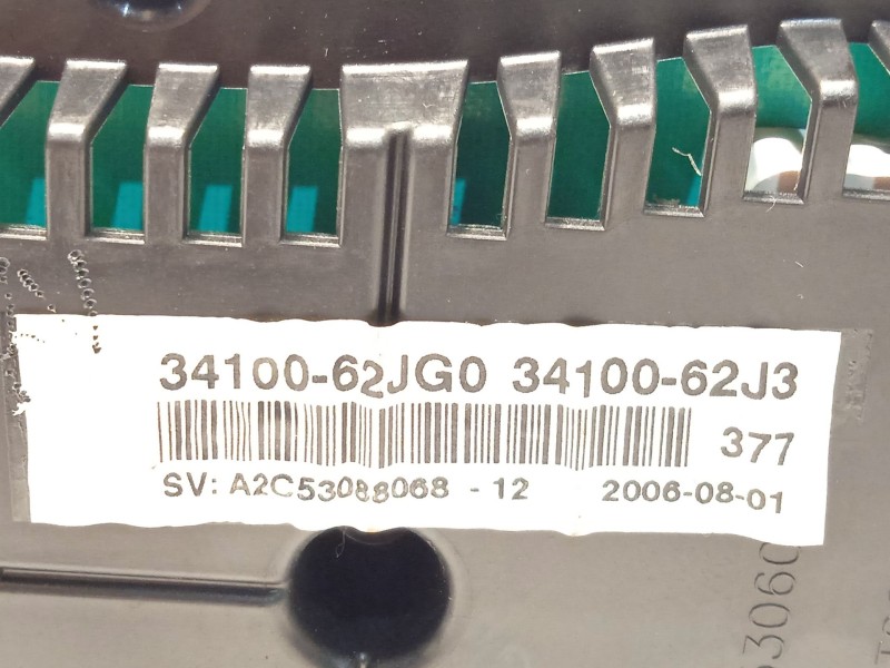 Recambio de cuadro instrumentos para suzuki swift berlina (mz) gl (5-ptas.) referencia OEM IAM 3410062JG0 3410062J3 