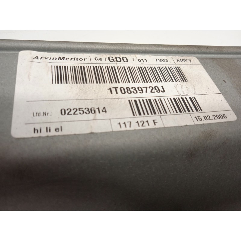 Recambio de elevalunas trasero izquierdo para volkswagen touran (1t1, 1t2) 1.9 tdi referencia OEM IAM 1T0839729J 1K0959703E 