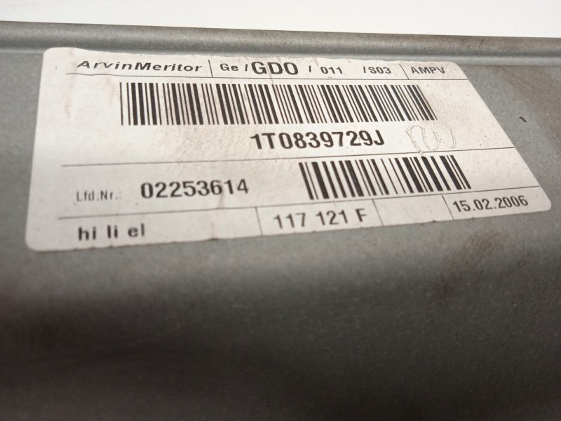 Recambio de elevalunas trasero izquierdo para volkswagen touran (1t1, 1t2) 1.9 tdi referencia OEM IAM 1T0839729J 1K0959703E 