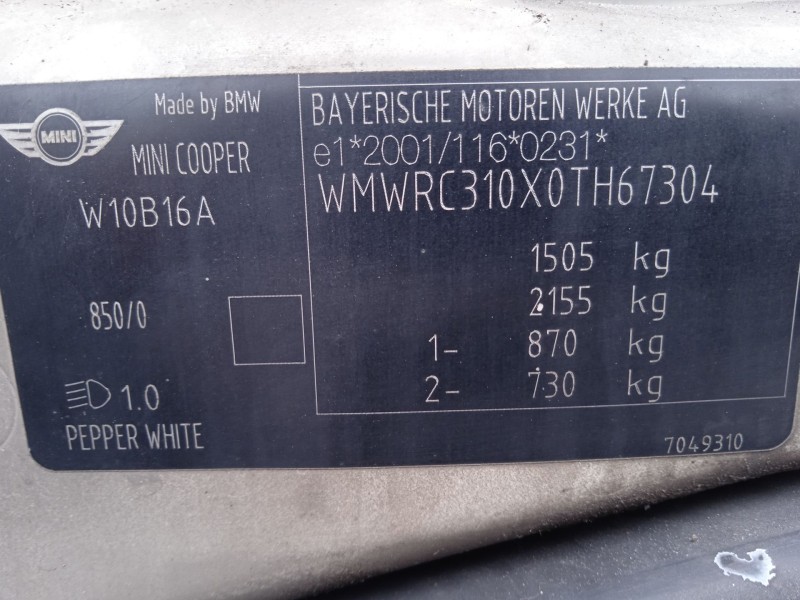 mini mini (r50, r53) del año 2005