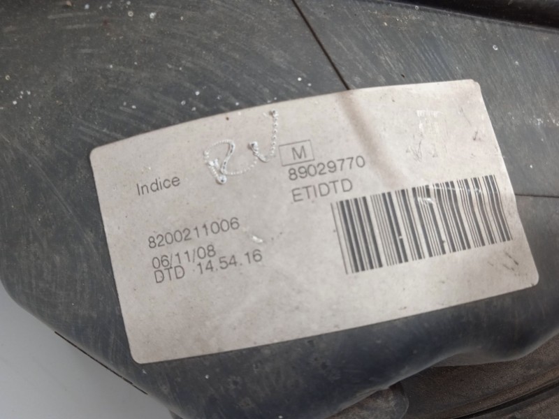 Recambio de faro derecho para dacia logan mcv (ks_) 1.5 dci (ks0w) referencia OEM IAM 8200211006  