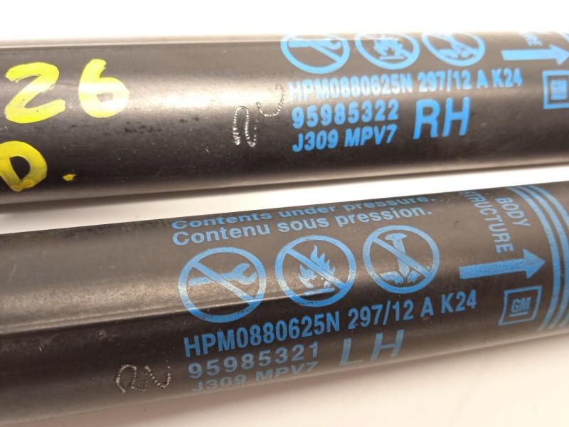 Recambio de amortiguadores maletero / porton para chevrolet orlando lt referencia OEM IAM 98985322 98985321 