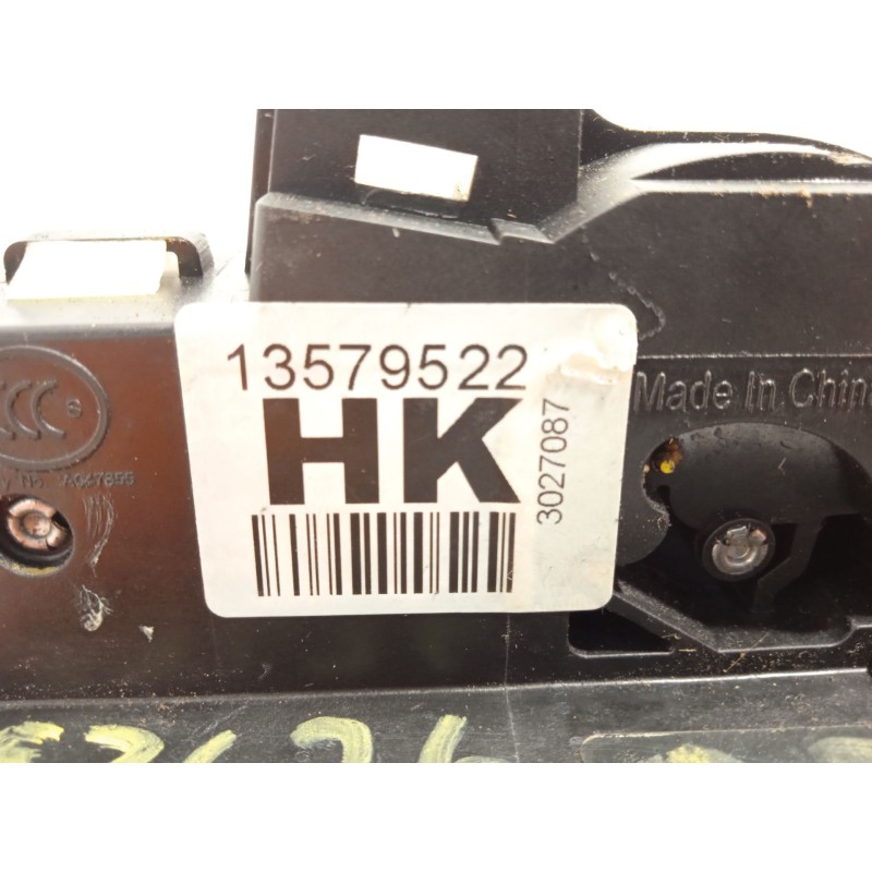 Recambio de cerradura puerta delantera izquierda para chevrolet orlando lt referencia OEM IAM 13579522  