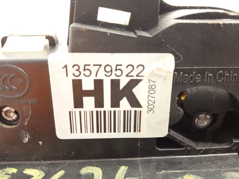 Recambio de cerradura puerta delantera izquierda para chevrolet orlando lt referencia OEM IAM 13579522  