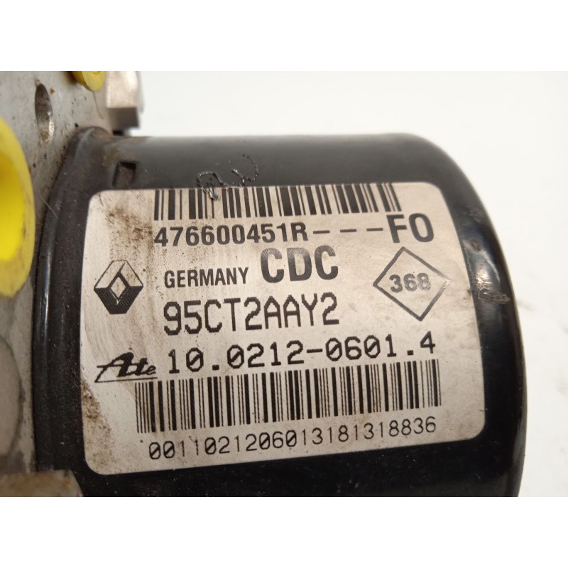 Recambio de abs para renault fluence (l3_) z.e. referencia OEM IAM 476600451R 28561260013 10021206014