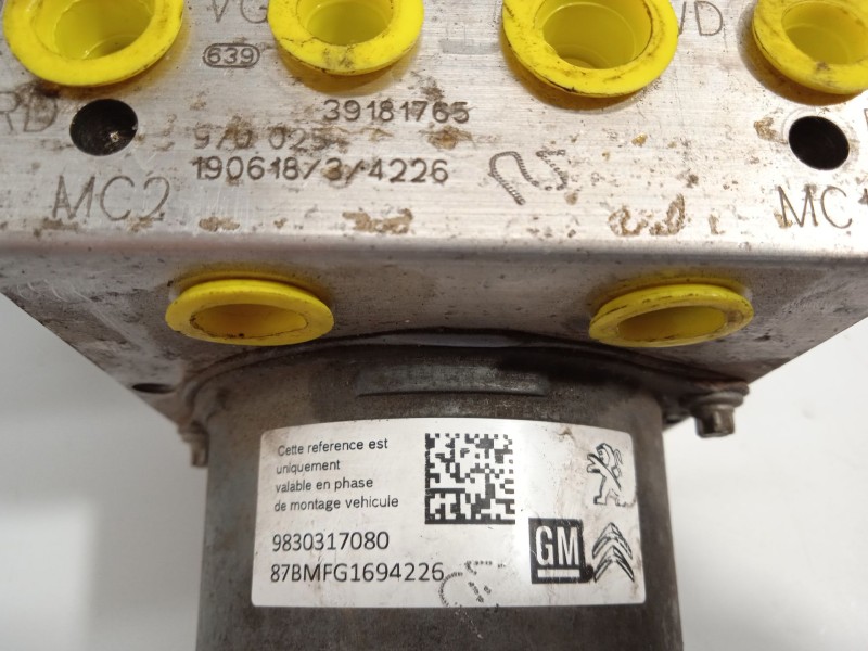 Recambio de abs para citroën c3 feel referencia OEM IAM 39181765 0265956240 970025