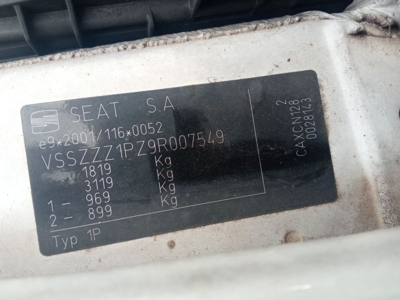 seat leon (1p1) del año 2008