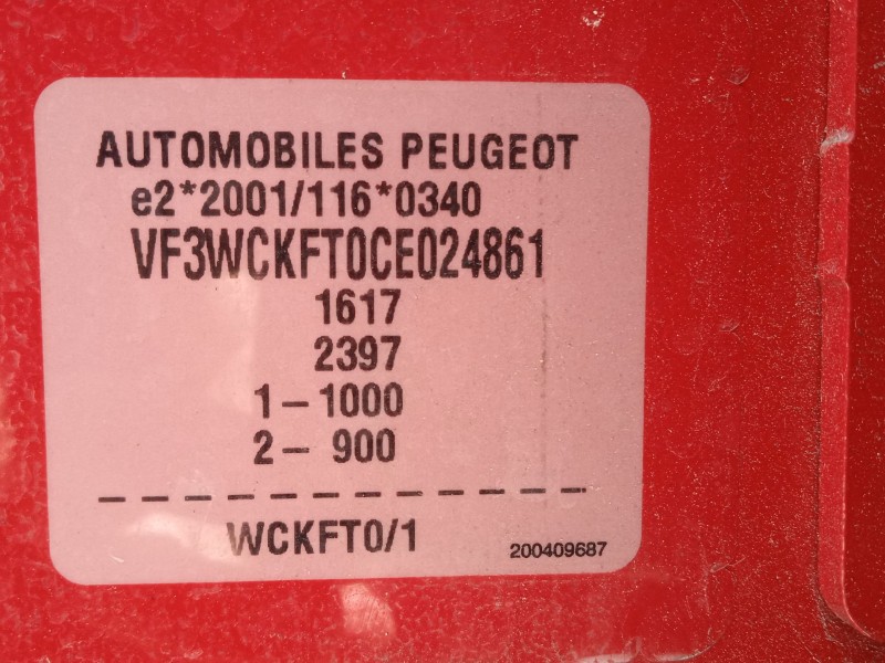 peugeot 207/207+ (wa_, wc_) del año 2012