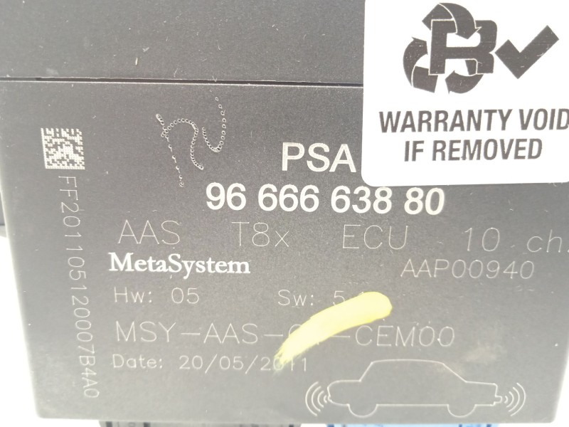 Recambio de modulo electronico para peugeot 5008 1.6 hdi fap referencia OEM IAM 9666663880  