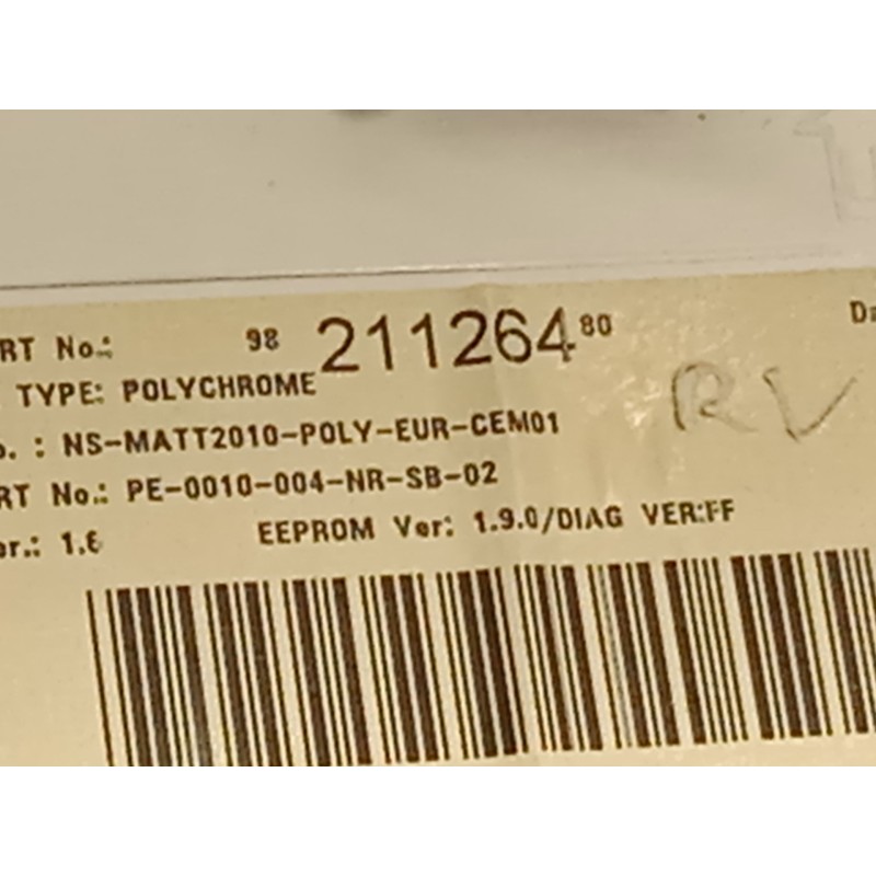 Recambio de cuadro instrumentos para peugeot 208 allure referencia OEM IAM 9822915380 9821126480 