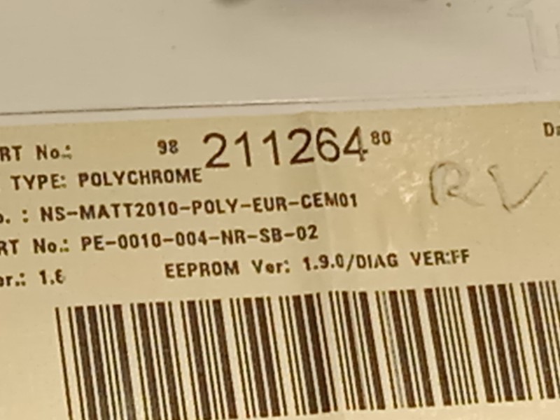 Recambio de cuadro instrumentos para peugeot 208 allure referencia OEM IAM 9822915380 9821126480 