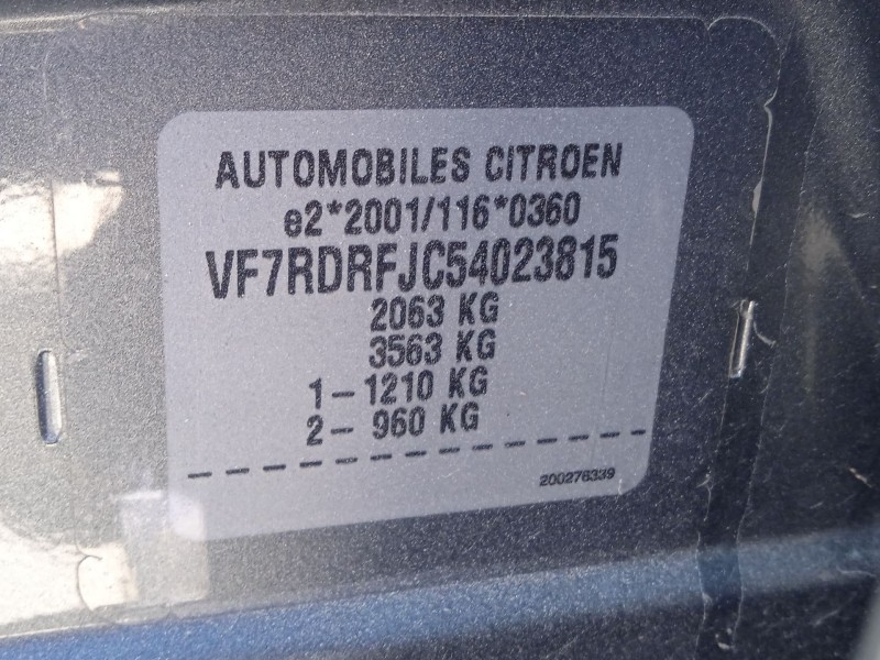 citroën c5 iii (rd_) del año 2008