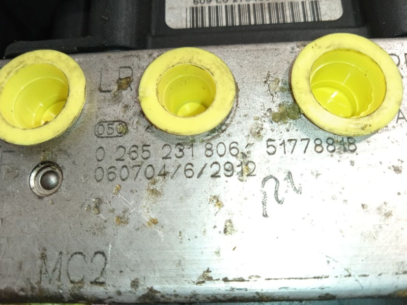 Recambio de abs para fiat stilo (192) 1.9 120 feel multijet referencia OEM IAM 51778818 0265800560 0265231806