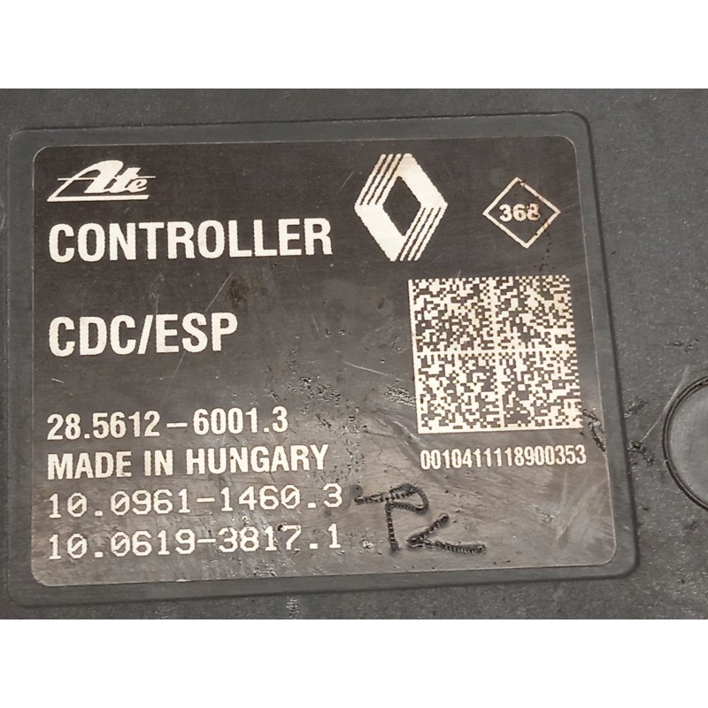 Recambio de abs para renault fluence (l3_) z.e. referencia OEM IAM 476600451R 28561260013 10021206014