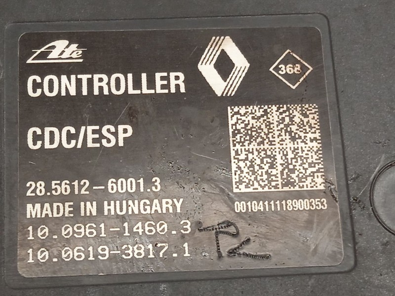 Recambio de abs para renault fluence (l3_) z.e. referencia OEM IAM 476600451R 28561260013 10021206014