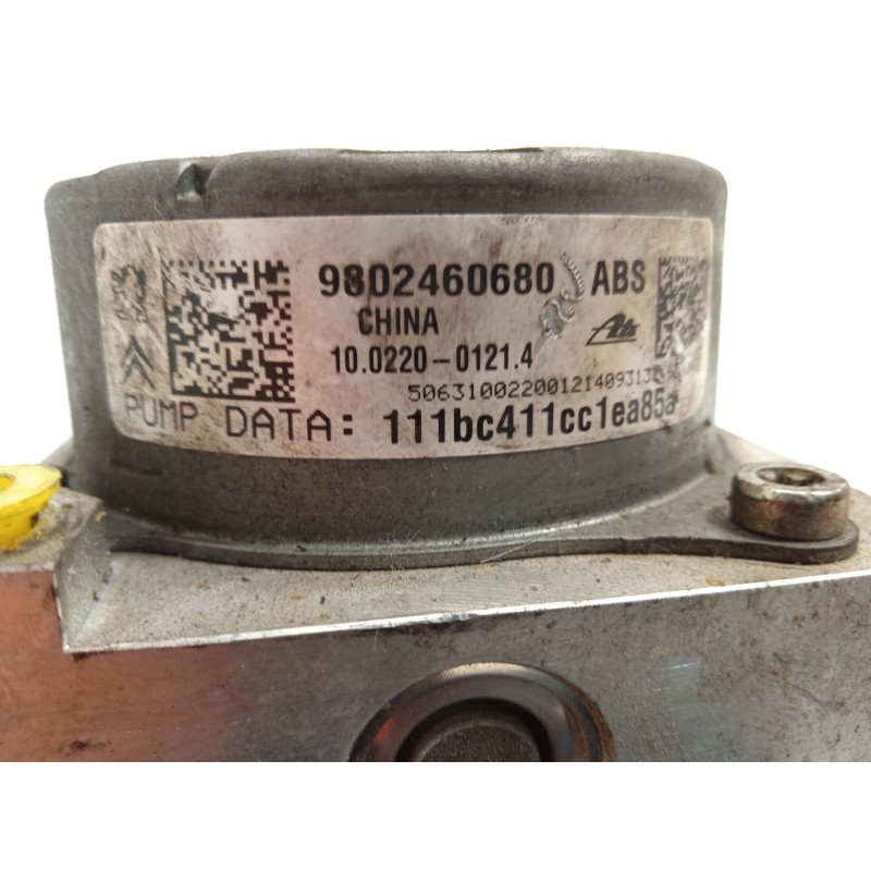 Recambio de abs para citroën c3 tonic referencia OEM IAM 9802460680 10091511673 10022001214
