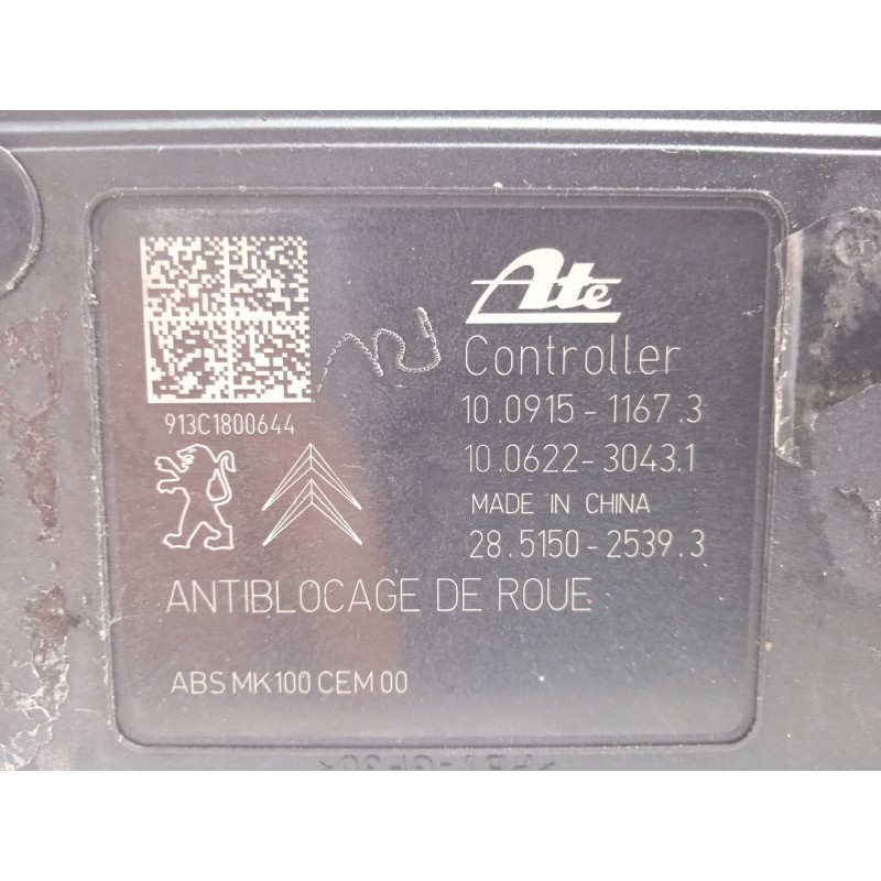 Recambio de abs para citroën c3 tonic referencia OEM IAM 9802460680 10091511673 10022001214