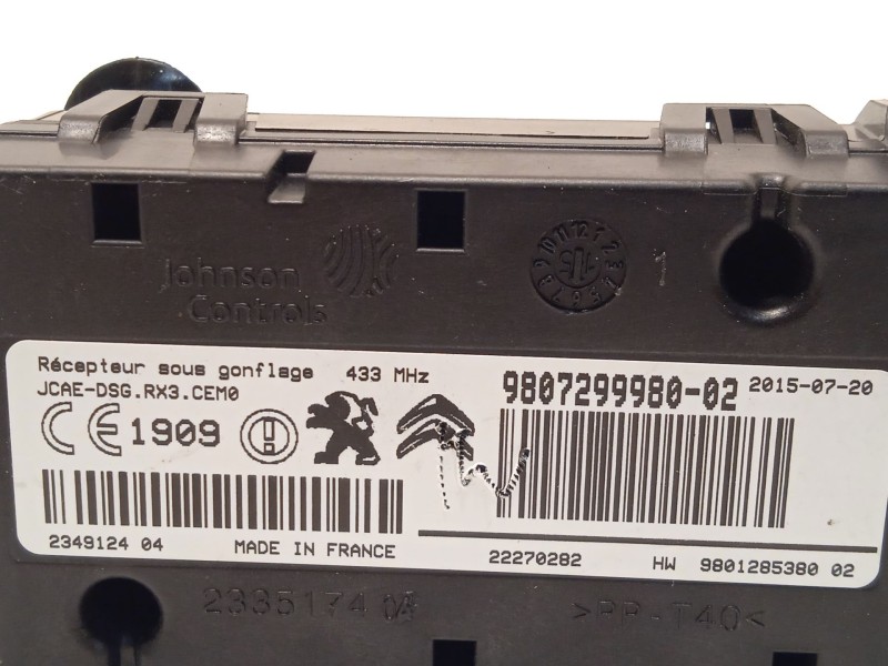 Recambio de modulo electronico para peugeot 508 i (8d_) 1.6 bluehdi 120 referencia OEM IAM 9807299980  
