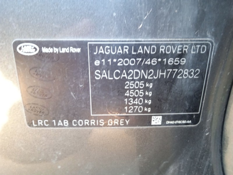 land rover discovery sport (l550) del año 2014