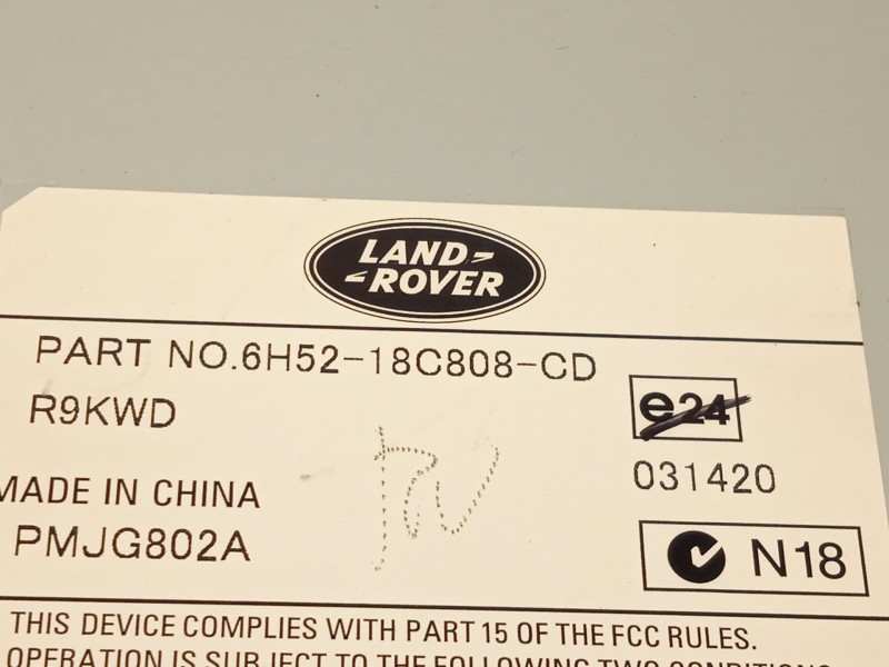 Recambio de modulo electronico para jaguar xf 3.0 v6 diesel s premium luxury referencia OEM IAM PMJG802A 6H5218C808CD 