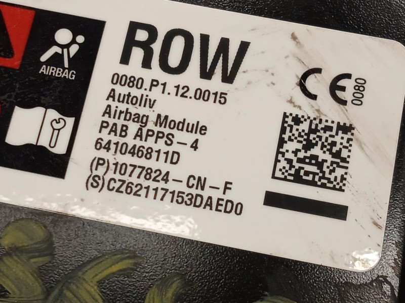 Recambio de kit airbag para tesla model 3 (5yj3) ev referencia OEM IAM 2735086X 1077824CNF 1508347CNC
