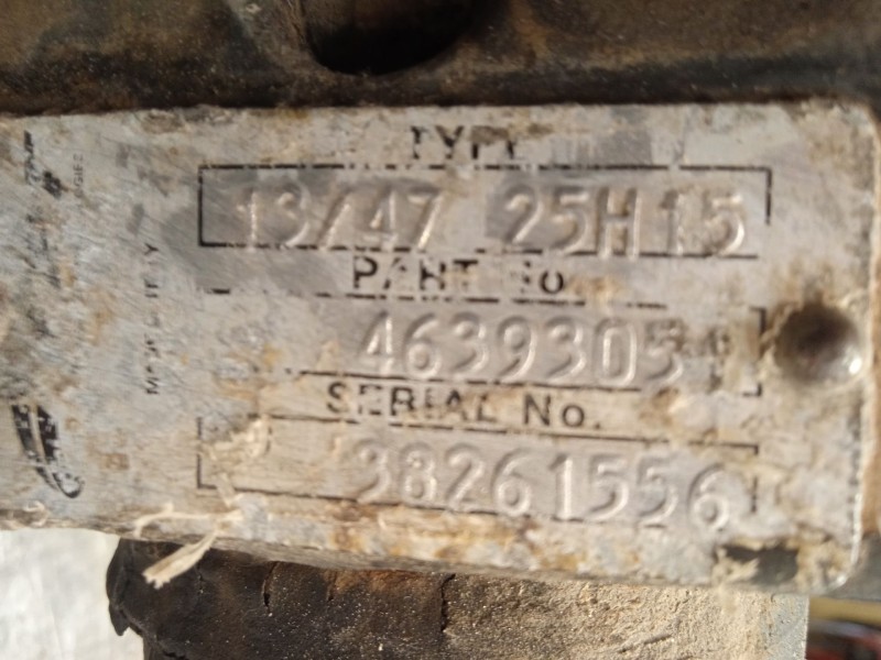 Recambio de puente trasero para iveco daily vi caja/chasis 33s15, 35s15, 35c15 referencia OEM IAM 46393054 7186886 