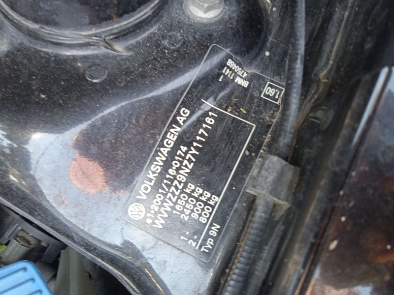 volkswagen polo (9n_, 9a_) del año 2007