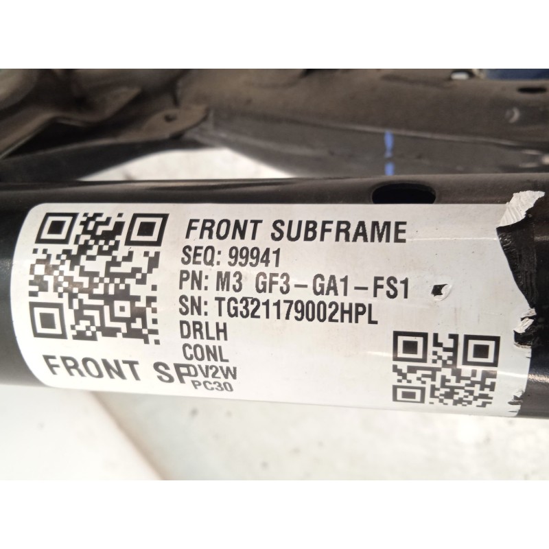 Recambio de puente delantero para tesla model 3 (5yj3) ev referencia OEM IAM 104453101B  