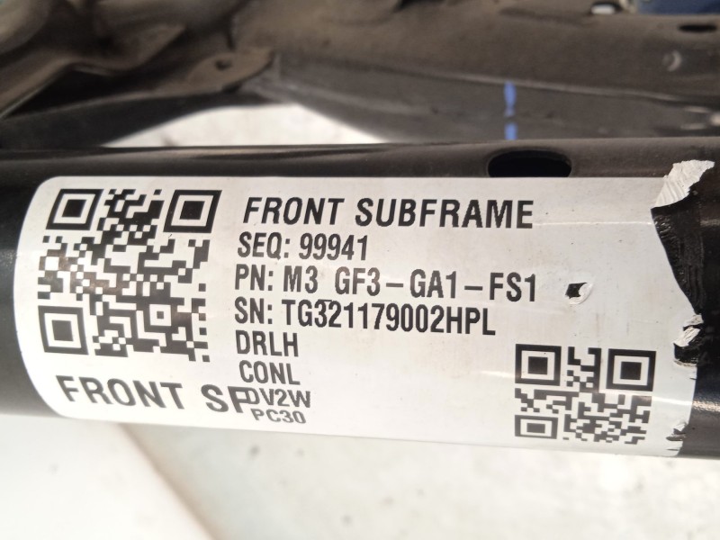 Recambio de puente delantero para tesla model 3 (5yj3) ev referencia OEM IAM 104453101B  