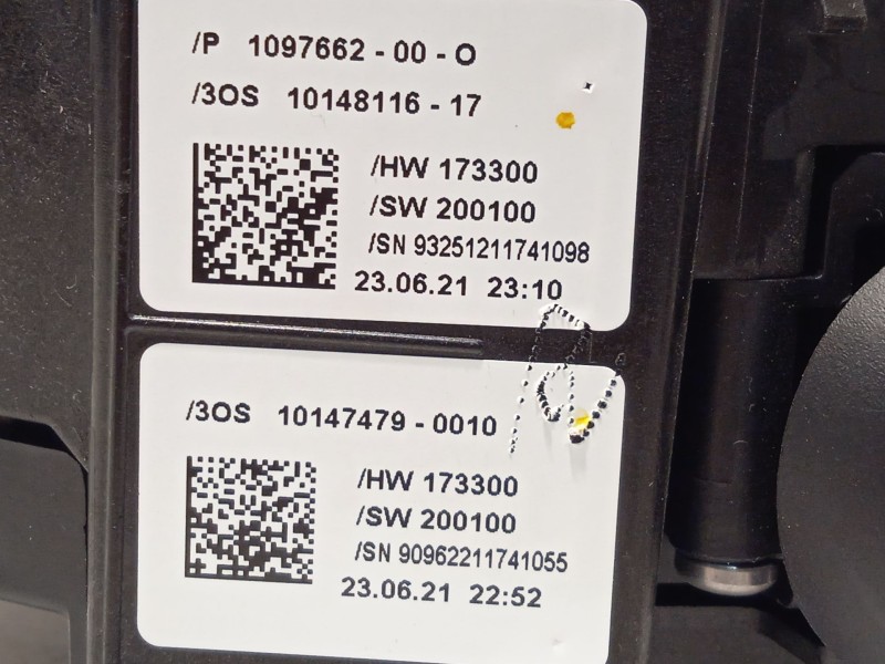 Recambio de mando intermitentes para tesla model 3 (5yj3) ev referencia OEM IAM 109766200O 10147479010 