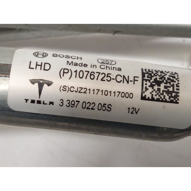 Recambio de motor limpia delantero para tesla model 3 (5yj3) ev referencia OEM IAM 1076725CNF 339702205S 