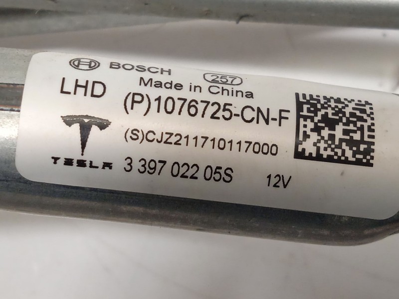Recambio de motor limpia delantero para tesla model 3 (5yj3) ev referencia OEM IAM 1076725CNF 339702205S 