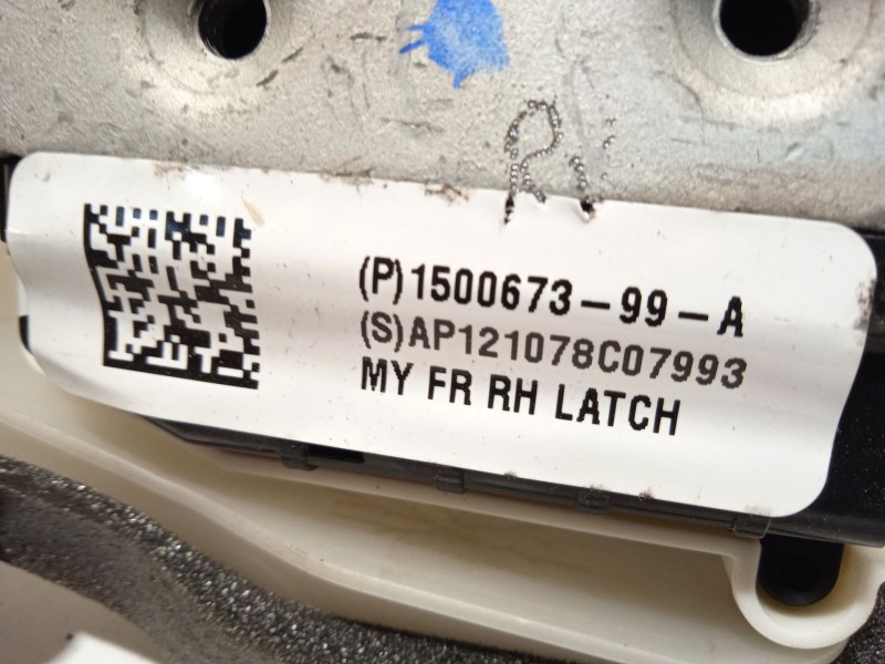 Recambio de cerradura puerta trasera derecha para tesla model 3 (5yj3) ev referencia OEM IAM 150067399A  