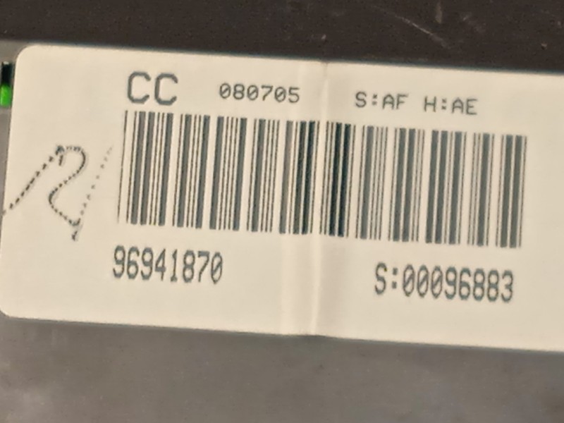 Recambio de cuadro instrumentos para opel antara a (l07) 2.0 cdti referencia OEM IAM 96941870  