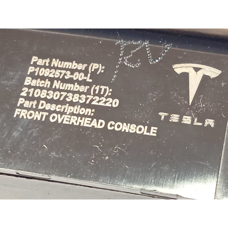 Recambio de luz interior para tesla model 3 (5yj3) ev referencia OEM IAM 109257300L P109257300L 