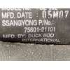 Recambio de cinturon seguridad trasero izquierdo para ssangyong rodius 2.7 turbodiesel cat referencia OEM IAM 7560121101  