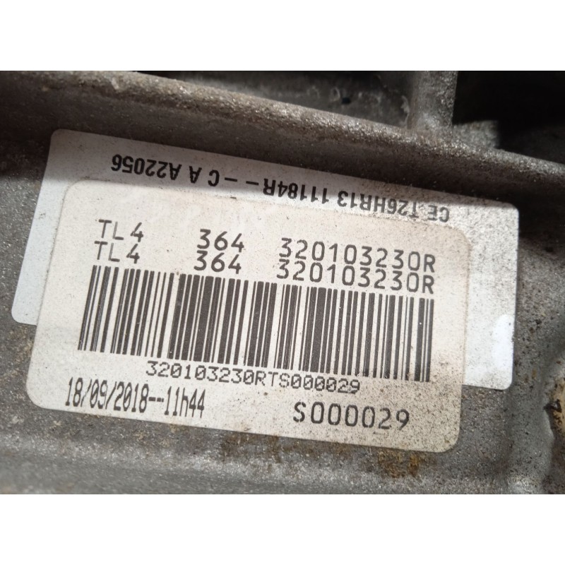 Recambio de caja cambios para renault captur ii (hf_) tce 130 (hfmf) referencia OEM IAM TL4364 320103230R 