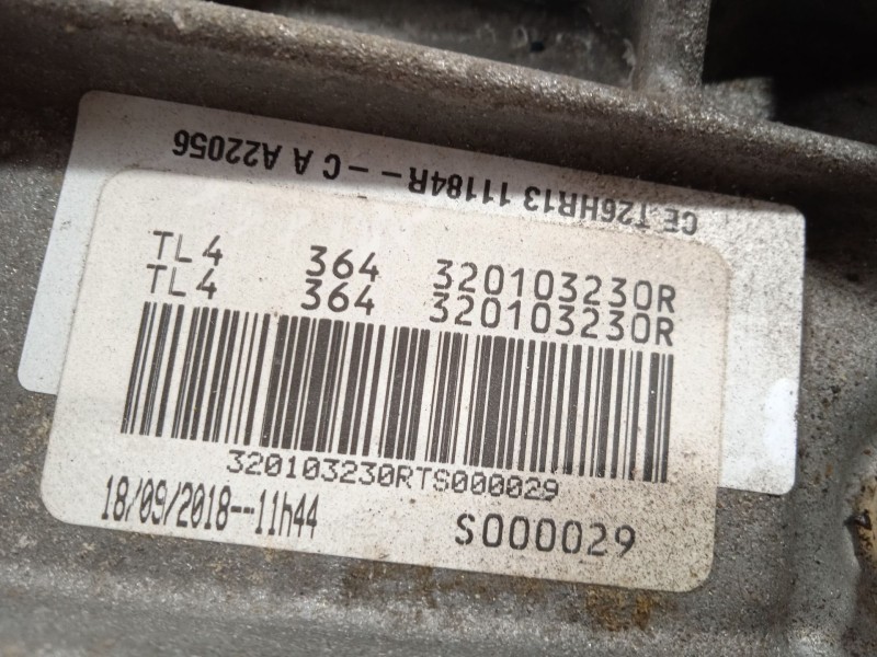 Recambio de caja cambios para renault captur ii (hf_) tce 130 (hfmf) referencia OEM IAM TL4364 320103230R 