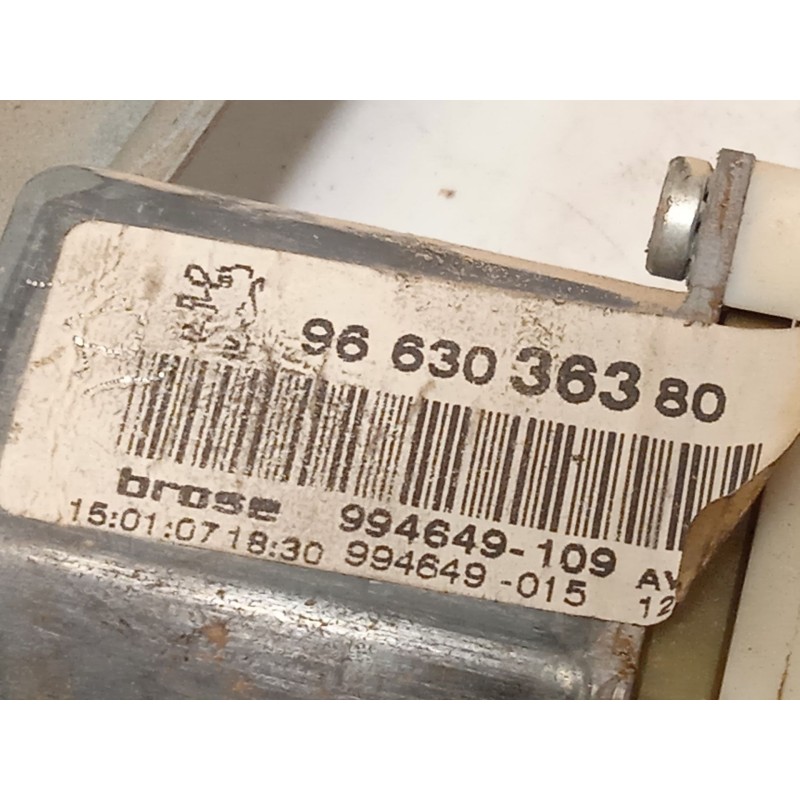 Recambio de elevalunas delantero derecho para peugeot 407 sw (6e_, 6d_) 1.6 hdi 110 referencia OEM IAM 9663036380  