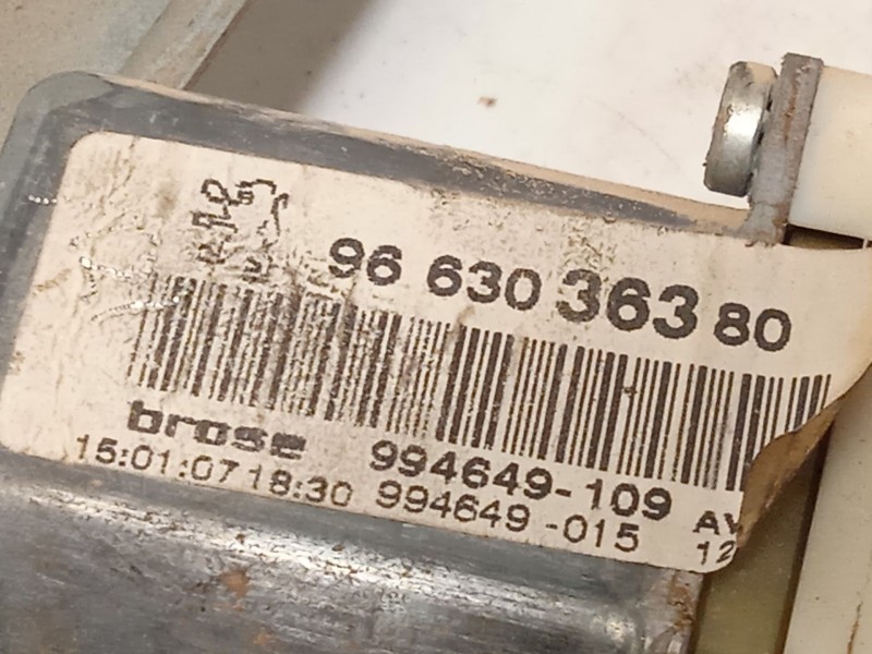 Recambio de elevalunas delantero derecho para peugeot 407 sw (6e_, 6d_) 1.6 hdi 110 referencia OEM IAM 9663036380  