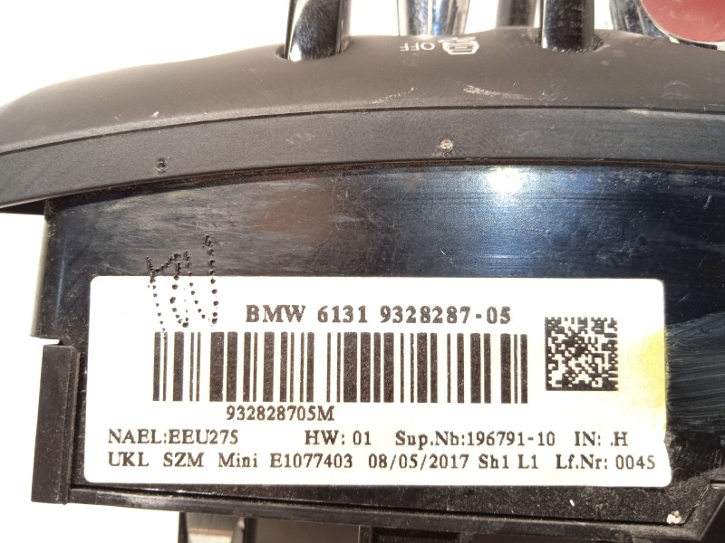 Recambio de mando multifuncion para mini mini descapotable (f57) one referencia OEM IAM 61319328287 9328287 