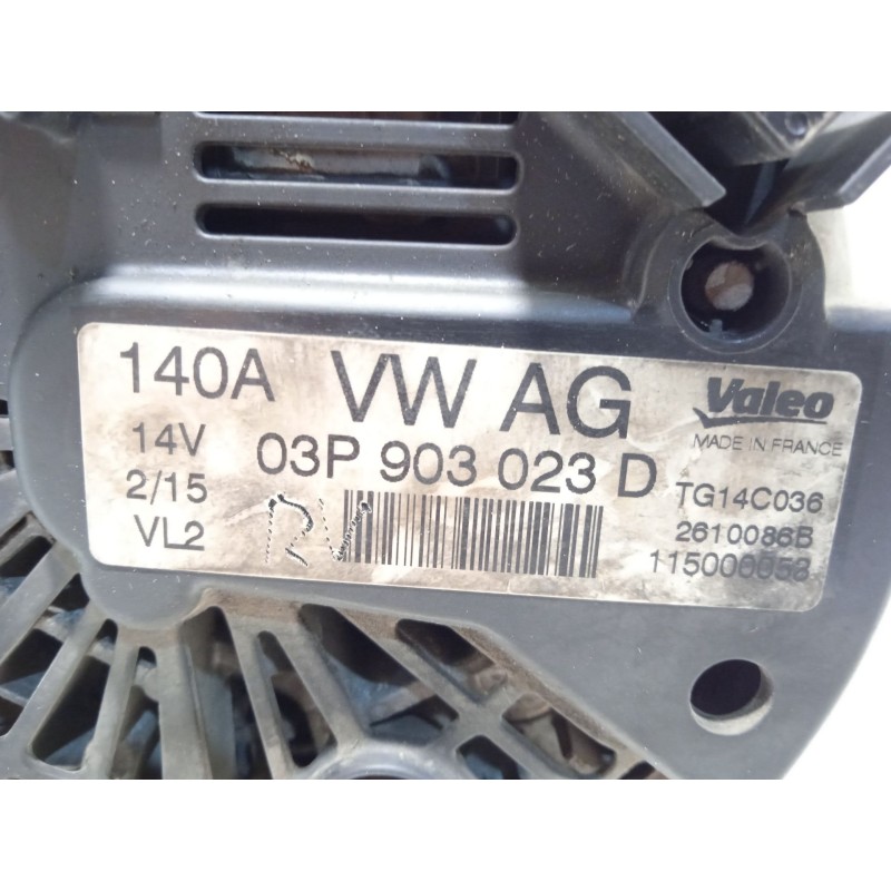 Recambio de alternador para seat ibiza iv (6j5, 6p1) 1.2 tdi referencia OEM IAM 03P903023D  TG14C036