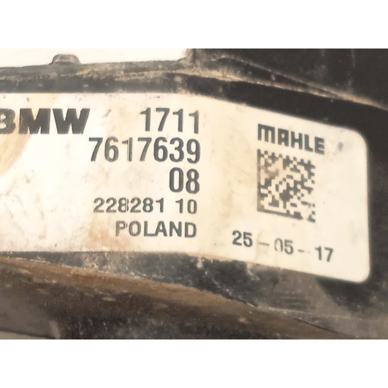 Recambio de radiador agua para mini mini descapotable (f57) one referencia OEM IAM 17117617639 7617639 