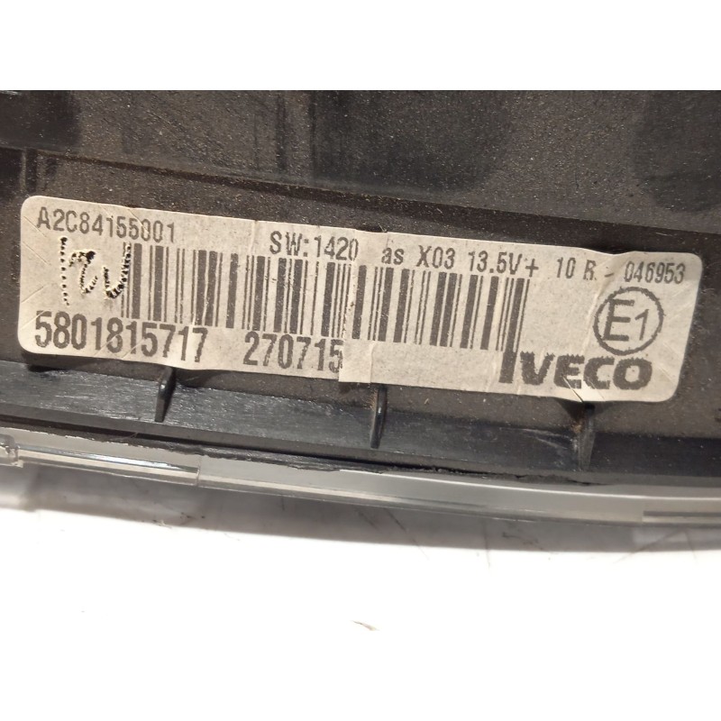 Recambio de cuadro instrumentos para iveco daily vi caja/chasis 33s15, 35s15, 35c15 referencia OEM IAM 5801815717  A2C84155001