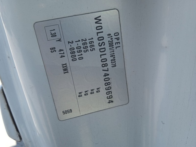 opel corsa d furgoneta/hatchback (s07) del año 2006